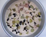 ☆さつま芋と黒豆でヨーグルトケーキ☆作り方4写真