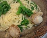 ホタテと菜の花のパスタ☆作り方6写真