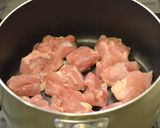 *鶏肉と里芋の和風ホットミルク煮*作り方4写真
