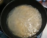 簡単早い!材料2つのたらスパ♪作り方1写真