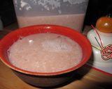 レンジＤＥ酒粕汁粉作り方4写真