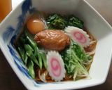 おせちの残りで、グリーンな年明けうどん♪作り方4写真