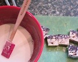黒豆米粉蒸し物を使ってきんつば風作り方1写真
