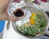 レンコンとニラのハンバーグ生姜あんかけ♪作り方3写真
