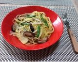 蒲鉾とどんこ椎茸の和風パスタ作り方6写真