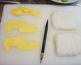 キャラ弁★ジープ作り方1写真