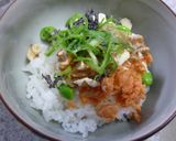 鮭フレ×塩昆布　ホットミルクかけごはん。作り方5写真