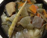 郷土料理★塩味くじら汁＊くじら入けんちん作り方9写真