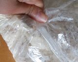 ビニール 1枚レシピ 酒粕クラッカー作り方1写真