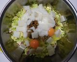ふわふわ☆納豆キャベツのお好み焼き作り方2写真