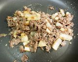 焼き大根と牛肉のパスタ。作り方5写真