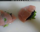 鶏胸肉の大葉・ノリはさみ片面パン粉焼き作り方2写真