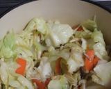 野菜たっぷり鶏だんご味噌汁♪作り方4写真