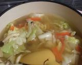野菜たっぷり鶏だんご味噌汁♪作り方5写真