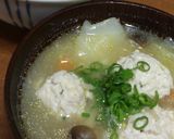 野菜たっぷり鶏だんご味噌汁♪作り方9写真