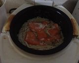 スモークサーモンの炊き込み御飯（和風）作り方3写真