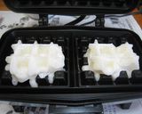 カリふわ♪もっふる＝もち+ワッフル作り方3写真