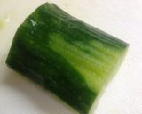 キュウリの中華風胡麻油炒め作り方1写真