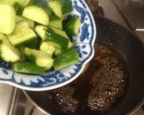 キュウリの中華風胡麻油炒め作り方4写真