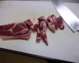 豚肉・レンコン・たけのこの黒酢酢豚作り方4写真