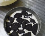 たっぷりオレオのベイクドチーズケーキ作り方5写真