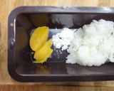 離乳食 掴み食べ用 きなこ餅風ごはん作り方1写真