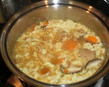 *かぼちゃと鶏団子の卵とじすーぷ*作り方2写真