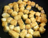 サクカリっ☆豆腐とナッツの蜂蜜黒酢作り方5写真