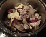 *鶏肉とさつまいものピリ辛甘味噌煮込み*作り方3写真