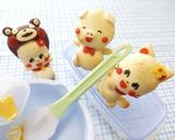 クマのかぶりものクッキー作り方2写真