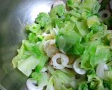 キャベツとちくわの酢味噌和え☆作り方3写真