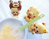 クマのかぶりものクッキー作り方5写真