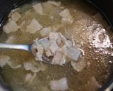 大根にら豚肉の中華スープ作り方2写真