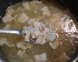 大根にら豚肉の中華スープ作り方2写真