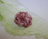 ホットミルクで白菜ロール作り方4写真