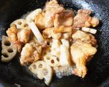 鶏肉とレンコンの唐揚げ＆甘酢和え作り方5写真