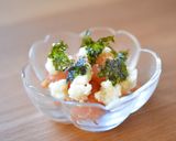 ふわふわ♪はんぺんで☆まぐろの山かけ風作り方4写真