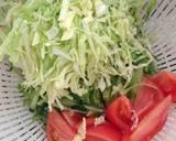 レタスが高い時のうちの量増しサラダ作り方5写真