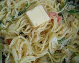 長ねぎ入り・たらこバター焼きそば作り方7写真