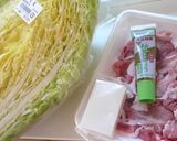 簡単!1人鍋★餅入り柚子胡椒鍋作り方1写真