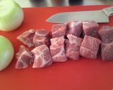 豚肉の赤ワイン煮～黒トリュフソース作り方1写真