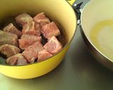 豚肉の赤ワイン煮～黒トリュフソース作り方3写真