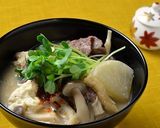 糖質オフ野菜ほうりこめ汁on the豆腐作り方11写真