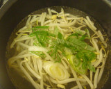 もやしで定食②♪もやしと卵のスープ♪作り方5写真