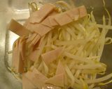 もやしで定食③♪もやしとハムでサラダ♪作り方6写真