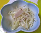 もやしで定食③♪もやしとハムでサラダ♪作り方9写真