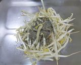 もやしで定食④♪もやしサラダ黒ゴマあえ♪作り方2写真