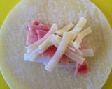 餃子の皮でお餅＆チーズ包み♪作り方3写真
