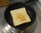 スライスチーズで蓋するフライパントースト作り方7写真