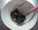 香港スイーツ風♪黒胡麻ホットミルクお汁粉作り方1写真